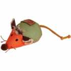 Wilko Canvas Squeaking Mouse Cat Toy