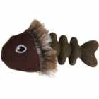 Wilko Faux Fur Catnip Fish Cat Toy