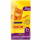 Go-Cat Senior Dry Cat Food Chicken Rice and Veg 2kg