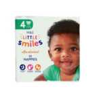 M&S Little Smiles Nappies, Size 4 (7-18kg) 30 per pack