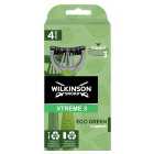 Wilkinson Sword Xtreme 3 Eco Disposable Razors 4 per pack