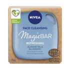 NIVEA Magic Bar Refreshing Almond Oil and Blueberry Face Cleansing Bar 75g