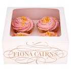 Fiona Cairns 4 Pink Buttercream Cupcakes, each