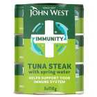 John West Immunity Tuna Steak With Added VitamIn C In Spring Water 3 Pack 3 x 110g