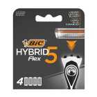 BIC Hybrid 5 Razor Blades 4 per pack