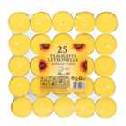 Price's Candles 4 Hour Citronella Tealights 25 per pack