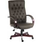 Teknik Warwick Chair with Button-Tufted Backrest