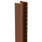 DuraPost Sepia Brown Steel Fence Post - 55 x 54 x 1800mm