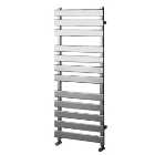 Wickes Haven Flat Panel Chrome Designer Towel Radiator - 500mm - Various Heights Available