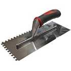 Faithfull Notched Trowel Serrated Edge - 11 x 4.1/2 inches