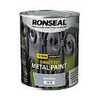 Ronseal Direct to Metal Paint - Steel Grey Satin, 750ml