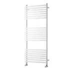 Towelrads Invent Square White Heated Towel Rail Radiator - 500mm - Various Heights Available