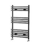 Towelrads Liquid Round Tube Anthracite Heated Towel Rail Radiator - Various Heights Available