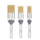 Harris Seriously Good Woodwork Stain & Varnish Paint Brushes - Pack of 3
