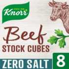 Knorr Beef Stock Cubes Zero Salt 8 Pack 72g
