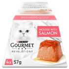 Gourmet Revelations Salmon in Gravy Wet Cat Food 4 x 57g
