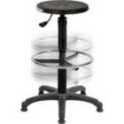 Teknik Office Polly Stool with Deluxe Ring Kit Conversion and a Movable Footring