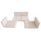Outsunny Garden Furniture Cushion Cover Replacement Set - 8 Pcs