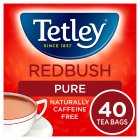 Tetley Redbush Pure Tea 40 Tea Bags, 100g