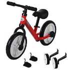 Reiten Kids Balance Training Bike with Stabilizers - Red