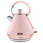 Tower T1044PNK Cavaletto 3KW 1.7L Pyramid Kettle - Pink and Rose Gold