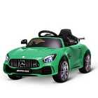 Reiten Kids Mercedes Benz AMG GTR 12V Electric Ride-On Car with Lights, Music & Remote - Green