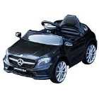 Reiten Kids Mercedes Benz Ride On Car 6V with Headlights, Music & Remote Control - Black