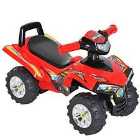 Reiten Kids Ride On Quad Bike with LED Lights - Red
