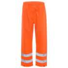 Orange Waterproof Hi-vis trousers, X Large