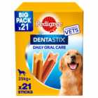 Pedigree 21 Pack Dentastix Daily Adult Large Dog Treats 810g