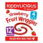 Kiddylicious Fruit Wriggles Strawberry, 4x12g