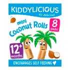 Kiddylicious Mini Coconut Rolls, 8x7g