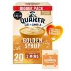 Quaker Oat So Simple Golden Syrup Big Pack Porridge Sachets 720g