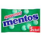 Mentos Chewy Dragees Spearmint Rolls 5 x 38g
