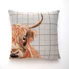 Highland Cow Tapestry Cushion