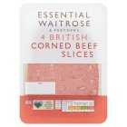 Essential 4 Slices British Corned Beef, 140g