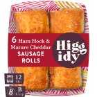 Higgidy Ham Hock & Cheddar Sausage Rolls, 160g