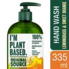 Original Source I'm Plant Based Lemongrass and Sweet Orange Handwash 335ml