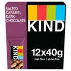 KIND Salted Caramel Dark Chocolate 12 Pack 12 x 40g