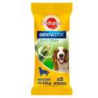 Pedigree Dentastix Fresh Daily Dental Chews Medium Dog 5 per pack