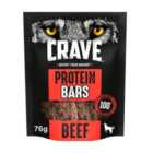 Crave Natural Grain Free Protein Bar Grain Adult Dog Treat Beef 76g