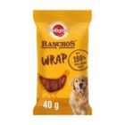 Pedigree Ranchos Wrap Dog Treats with Chicken 40g