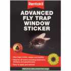 Rentokil Advanced Fly Trap Window Stickers 4pk