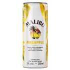 Malibu Coconut Rum & Pineapple Sparkling Pre-Mixed Can 25cl