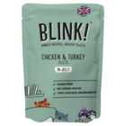 Blink Chicken & Turkey Fillets Wet Cat Food Pouch 85g