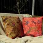 Wildlife Orange Outdoor Cushion