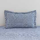 Jax Blue Mosaic 100% Cotton Oxford Pillowcase