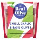 Real Olive Co. Pitted Tricolore Mixed Olives 160g