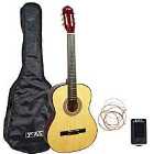 3rd Avenue 3/4 Size Classical Guitar Pack with 6 Months FREE Lessons, Bag, Strings and Tuner - Natural