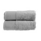 Allure Marlborough Bamboo Pair of Hand Towels - Silver